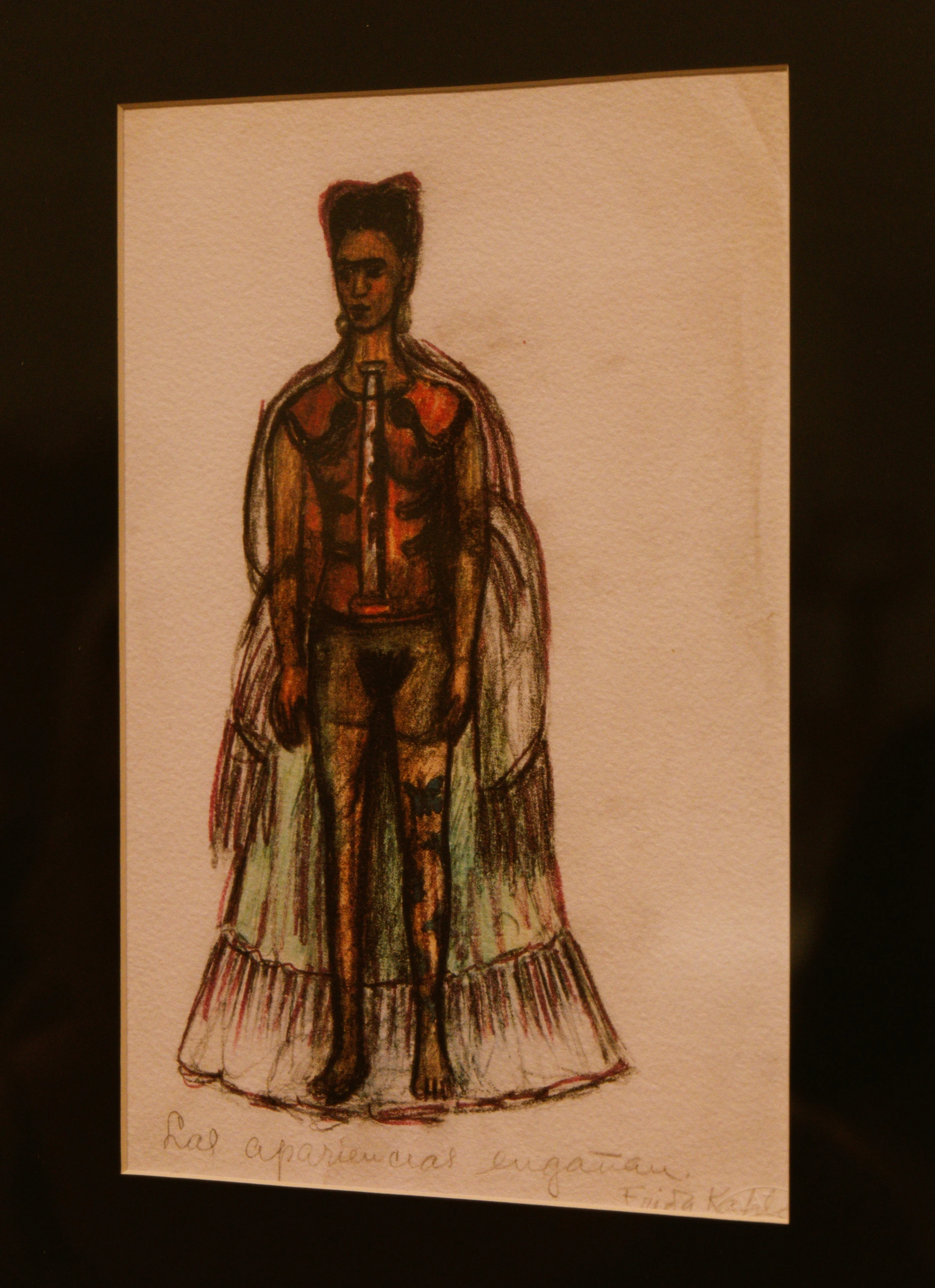 Appearances Can Be Deceiving — drawing of Frida
