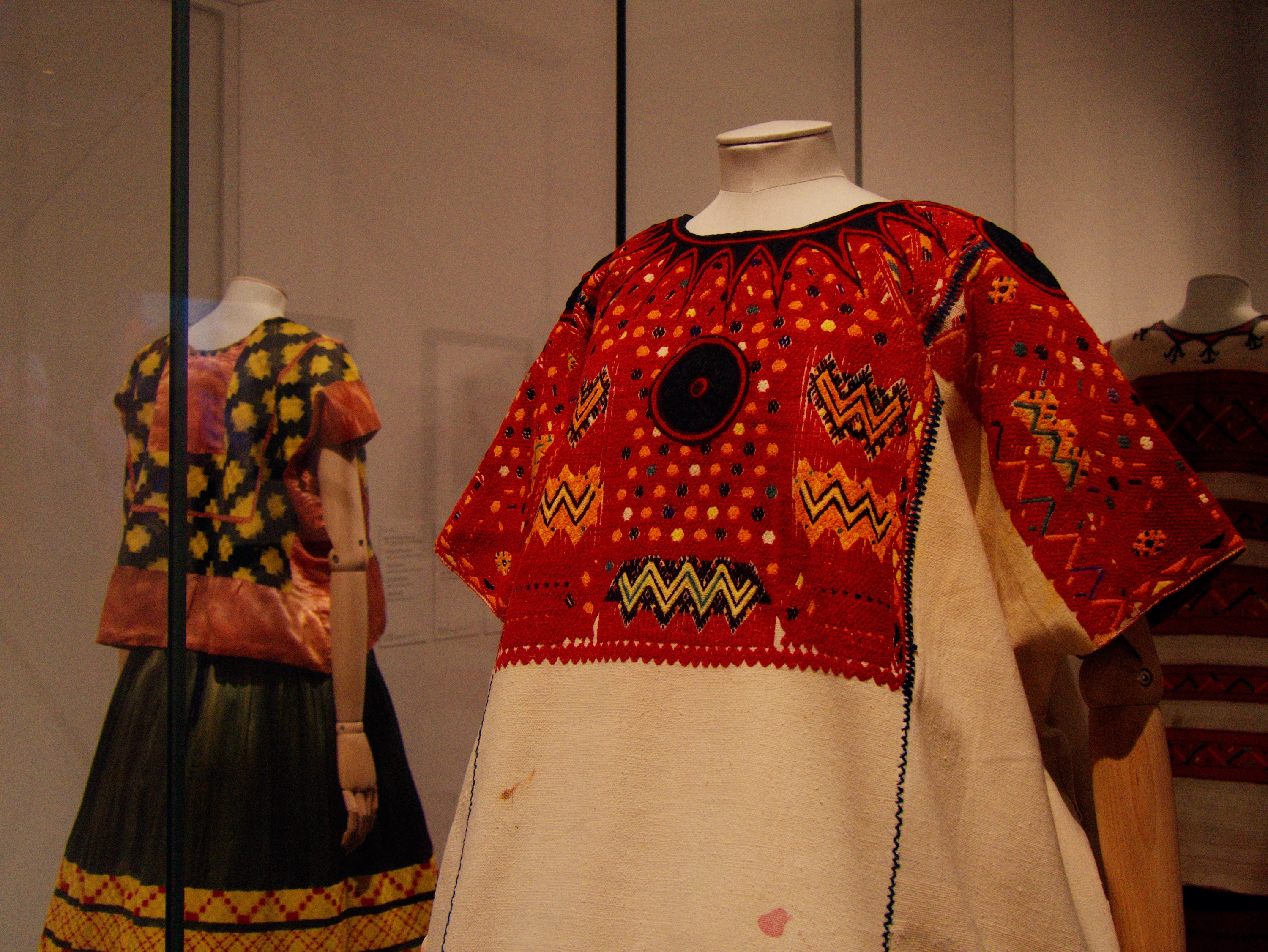 Frida’s traditional costumes on display
