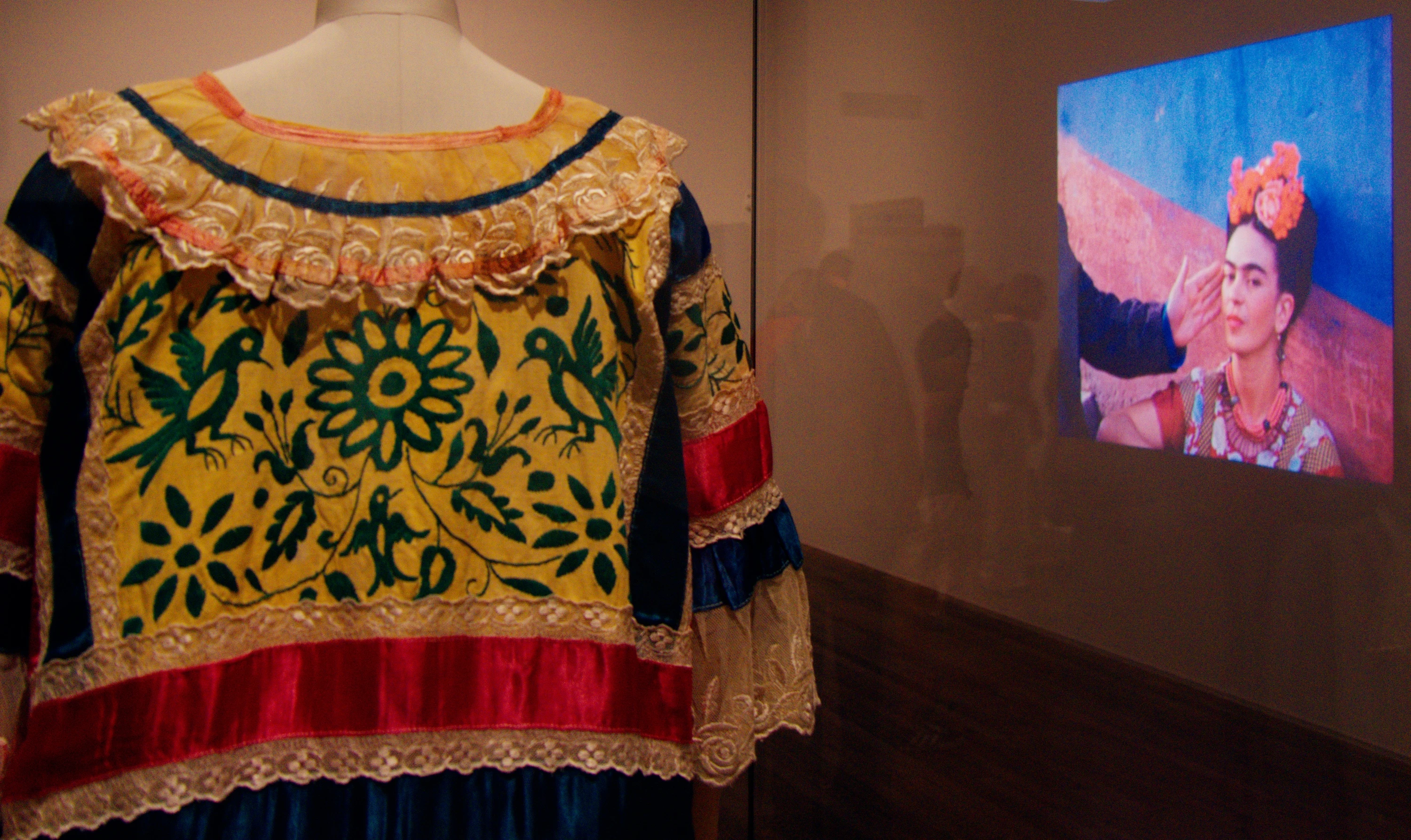 Frida’s traditional costumes on display