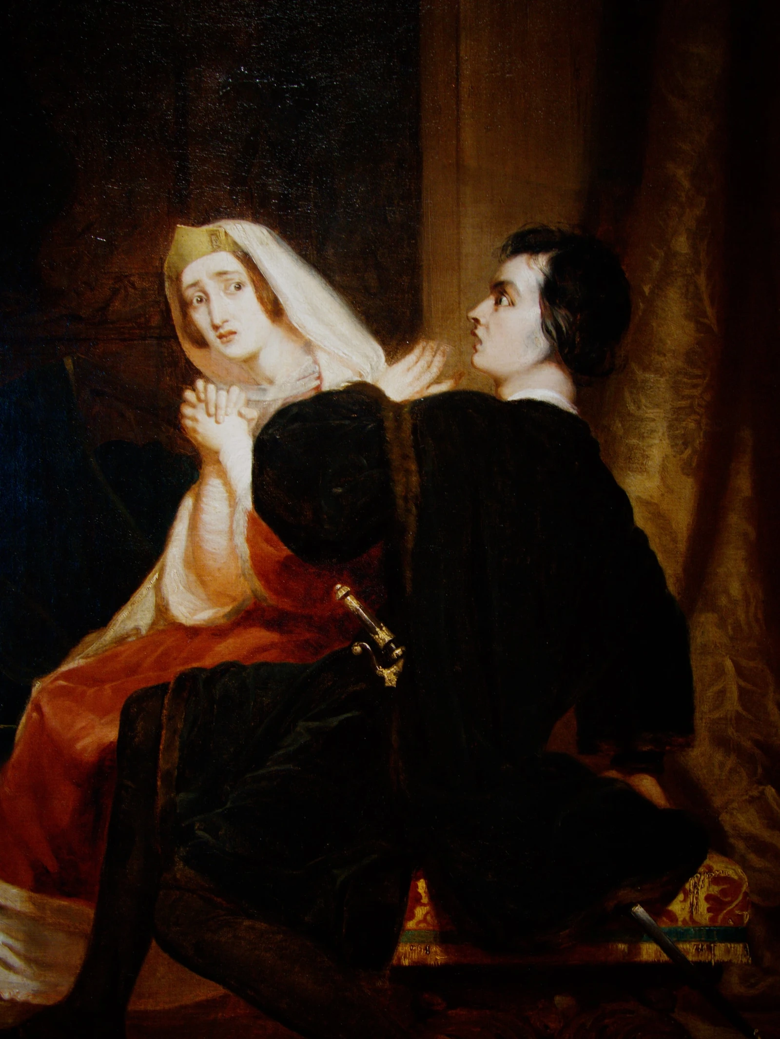 Hamlet and his Mother, 1846