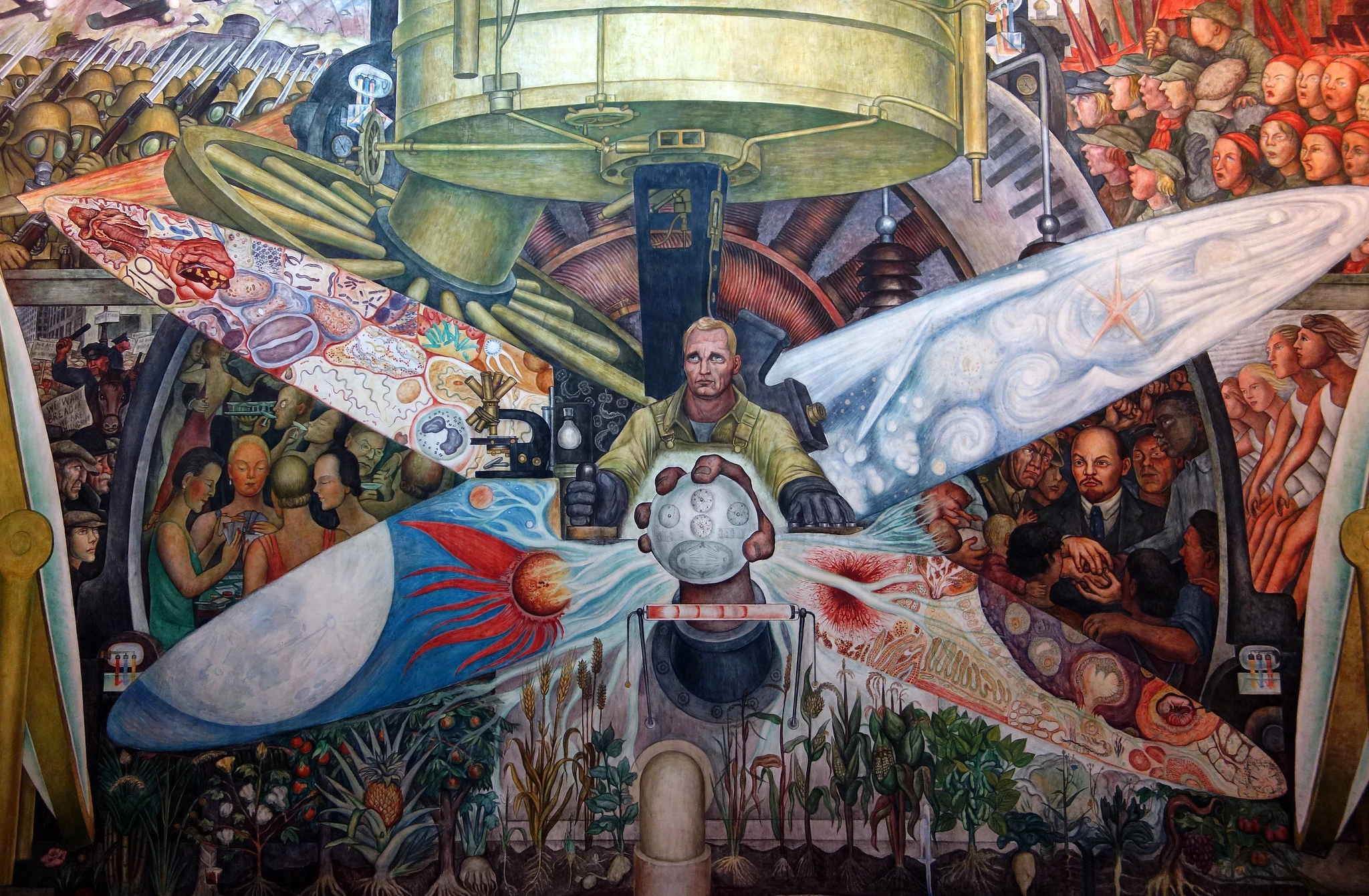 Man, Controller of the Universe, mural by Diego Rivera