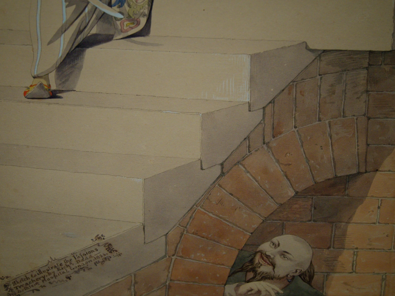 A figure study from Sketches to illustrate the Passions